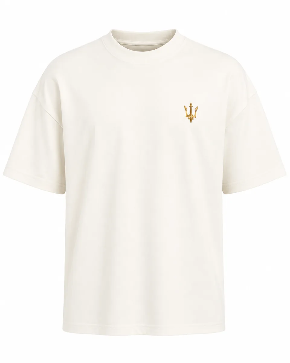 T-Shirt Trident Blanc Prestige vue 2