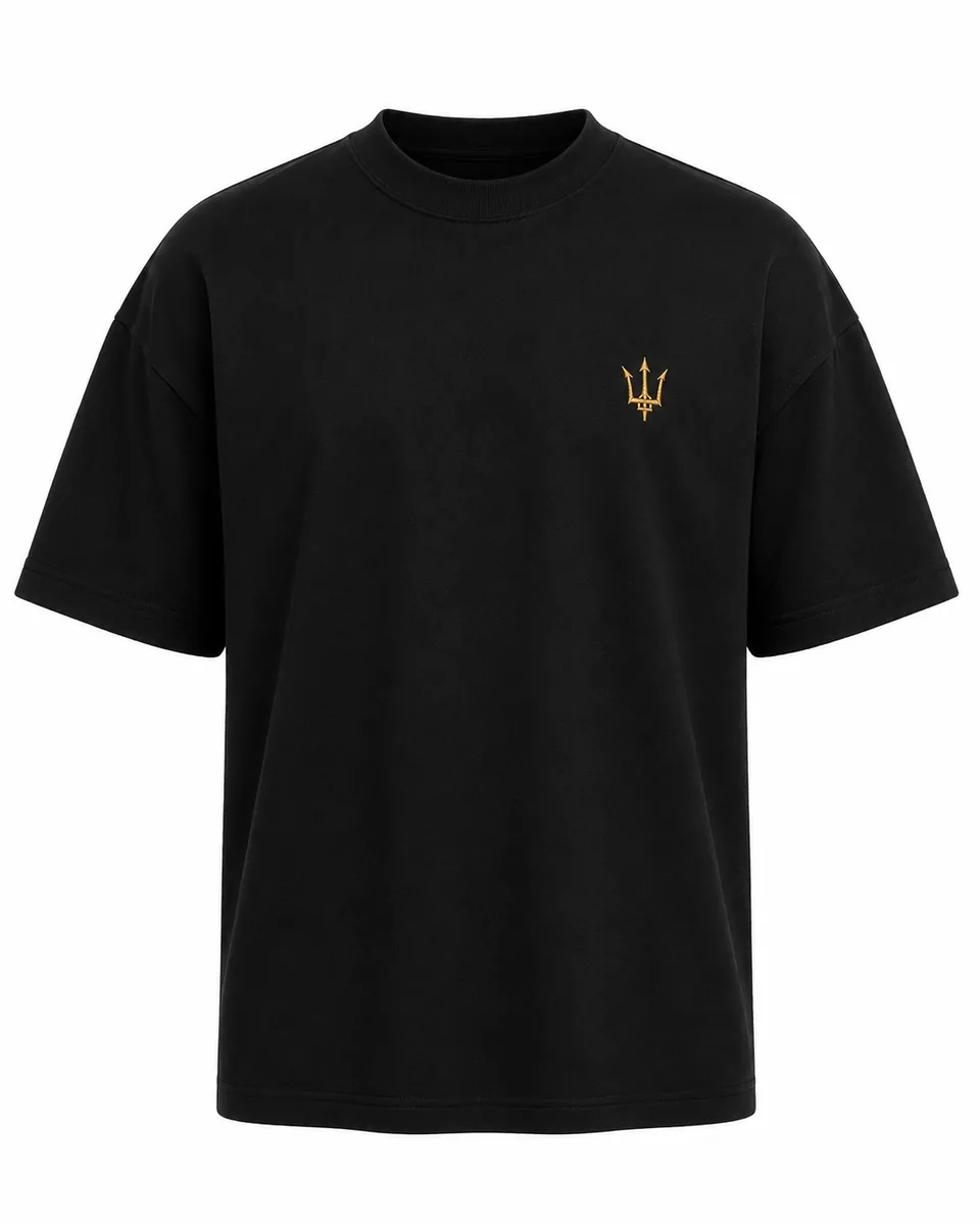 T-Shirt Trident Noir Impérial vue 2